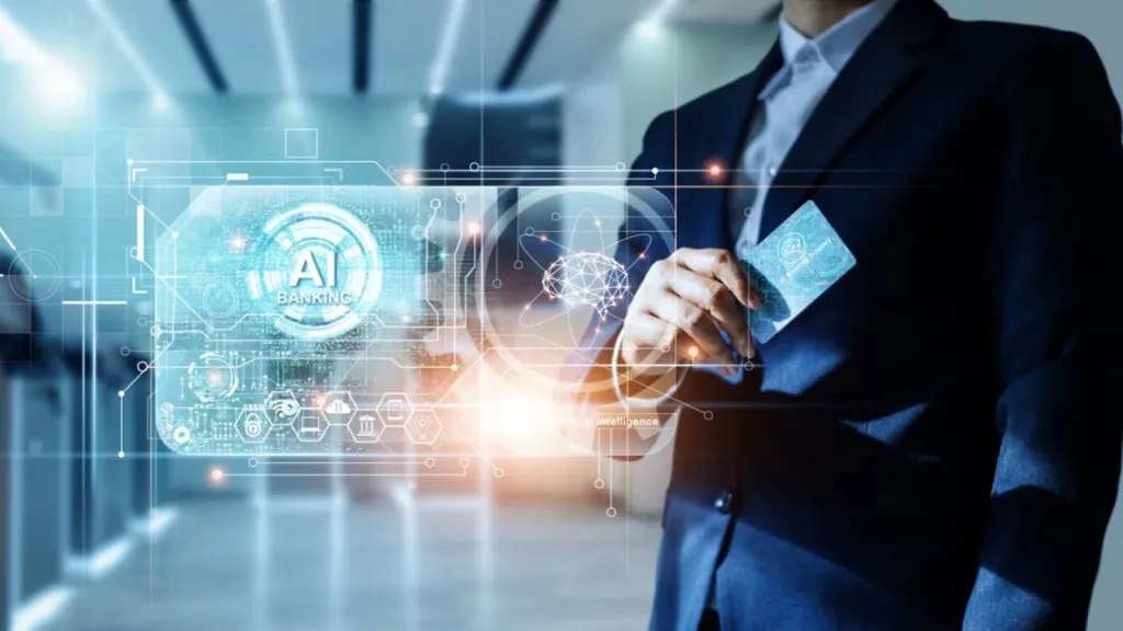 Man in a suit with a graphical overlay representing Artificial Intelligence
Applications in
Cybersecurity