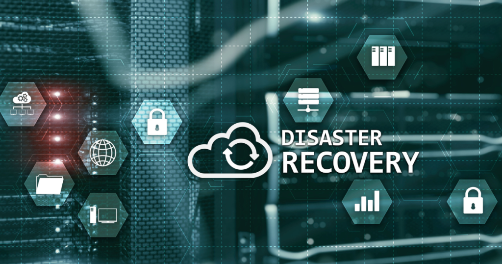 A grapich representing disaster recovery plans