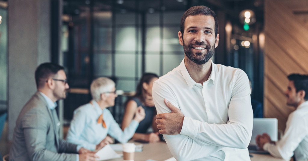 Confident business leader ready to implement effective cybersecurity budget management with expert MSP partnership